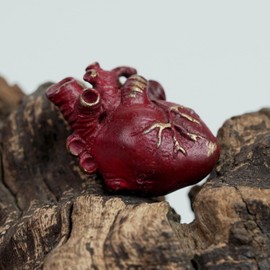 Paracord Bead Heart, Knife Lanyard Bead, EDC, Gift for Men-Paracord Bracelet Parts, Paracord Accessories Charms for Knife Pocket Tools Keychain Bracelet EDC Gears