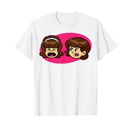 Wahhh! Cartoon Girls Arguing Characters For Kids T-Shirt