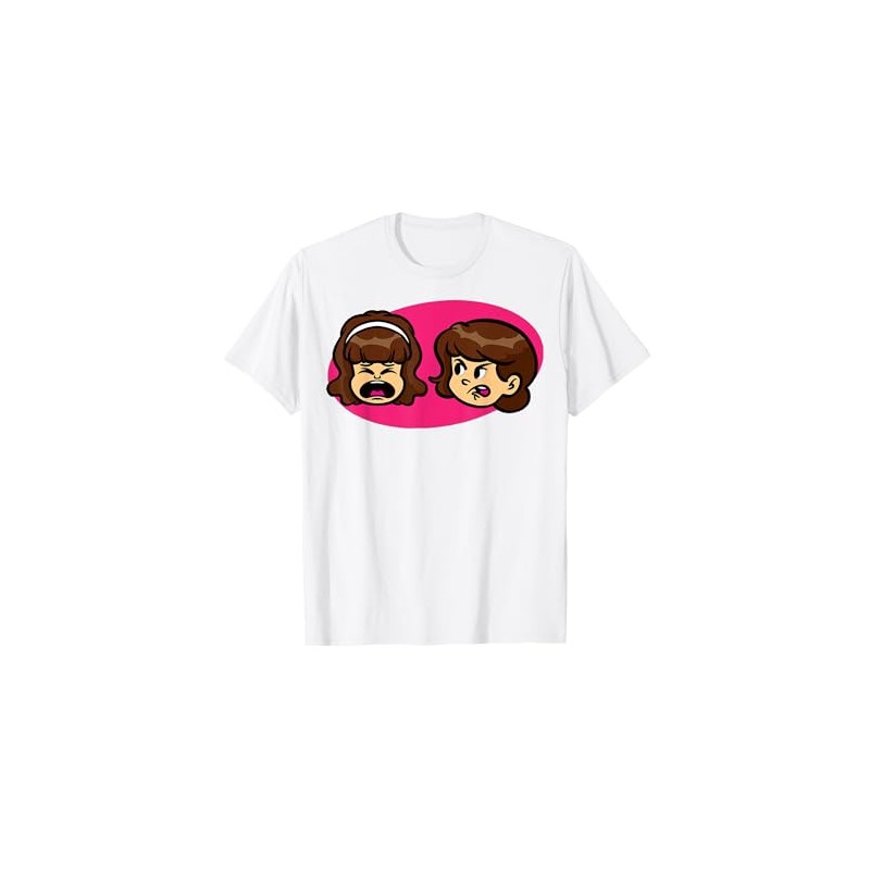 Wahhh! Cartoon Girls Arguing Characters For Kids T-Shirt