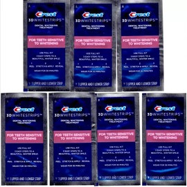 CREST SENSITIVE Gentle Routine Whitestrips White Strips Teeth Dental Whitening
