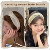 Braided Woven Straw Knot Headband for Women Boho Hollow Straw