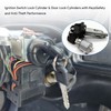 Ignition Switch Lock Cylinder and Door Lock Cylinder Set with
