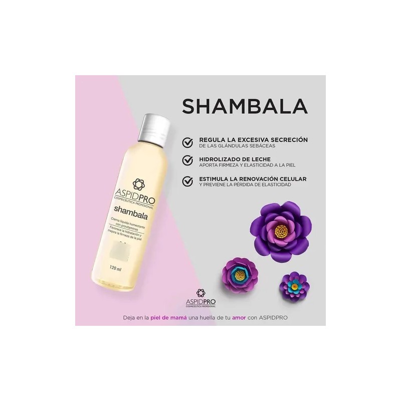 Aspidpro Crema Liquida Humectante Shambala 120 G Tipo de piel