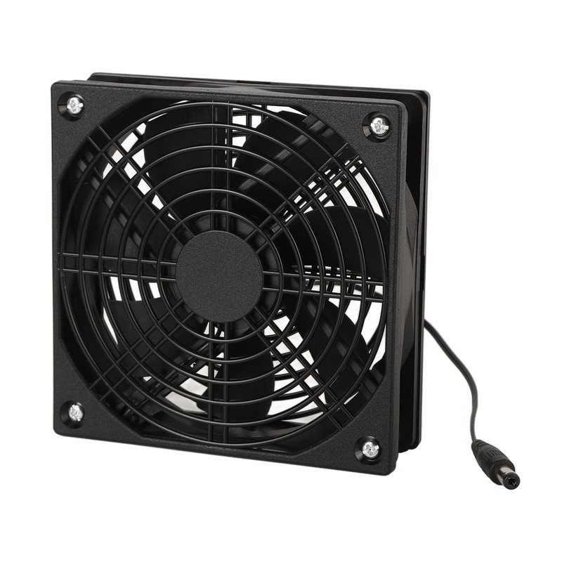 Solar Panel Fan Kit 20W Powered Mini Portable for Greenhouse