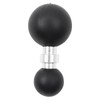 Gorise 1" To 17mm Ball Mount Adapter Arm Converter 25mm-17mm