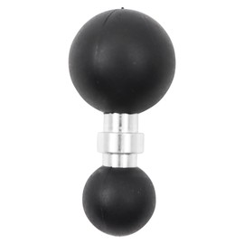 Gorise 1" To 17mm Ball Mount Adapter Arm Converter 25mm-17mm Motorcycle/Bike/Action Camera CNC Aluminum Alloy for RAM B Size and GPS Dual Socket