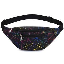 Yooluan Bumbags for Ladies PU Leather Shiny Fanny Packs for Women Waterproof Waist Bag Running walking Hiking shopping Outdoor Sport Belt Bags Money Hip Pouch pack