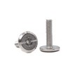 cSeao 25-Pack 1/4"-20 x 1 Inch Hurricane Bolts, Sidewalk Screws
