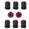 8 Pack Tyre Valve Caps, Plastic dust caps for car