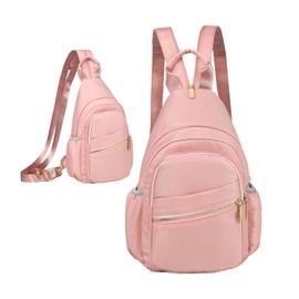 Xsecnua Small Sling Bag for Women, Mini Backpack Sling Backpack Convertible, Small Backpack Crossbody Bags for Travel Daypack Hiking