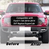 GEEGEETOP Switchback White Amber LED Front Fog Daytime Sequential Running