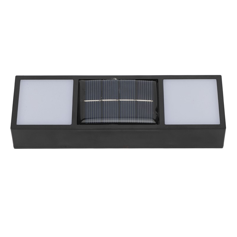 2 Sets Solar Wall Lamp IP65 Protection Grade Bidirectional Multifunctional