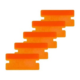 Aes Industries AES-87605 Plastic Razor Blade, Pack Of 5