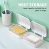 KRYMSON 1 Piece Soap Dish Container with 1 Piece Foam