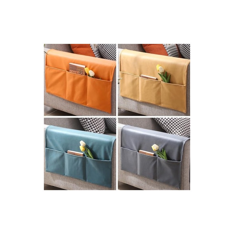 CEYISZHU Thick Leathaire Armrest Covers for Armchair and Sofa Remote