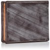 GORBE 91110 Bifold Wallet Bridle Leather Bifold Wallet, red (burgundy)
