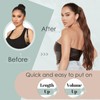 TESS Wavy Ponytail Extension, Drawstring Clip in Ponytail Hair Extensions,