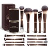 MAANGE Set de Brochas de Maquillaje Profesional con Estuche 13PCS
