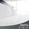 DMI Waterproof Mattress Protector, White, 36x80x6 Inch, Noiseless Plastic