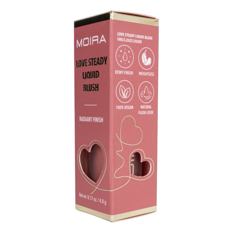 Rubor Lquido Matte Y Luminoso Love Steady Moira Cosmetics Tono