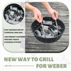 Newly Heavy Duty Carbon Steel Charcoal Ash Basket with Handles