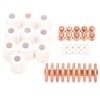 40Pcs Plasma Cutter Consumables Cutting Extended Electrode Electric Nozzle Ceramic