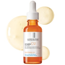La Roche-Posay Pure Vitamin C Serum For Face With Hyaluronic Acid & Salicylic Acid, Hydrating & Brightening Serum, Boost Radiance & Reduce Wrinkles, Paraben Free