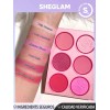 Sheglam Paleta De Rubor Floral Flush 6 Tonos Tono Del