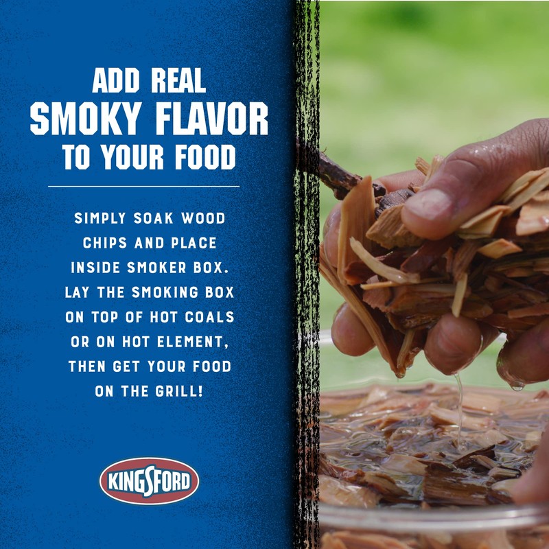 Kingsford Stainless Steel Smoker Box for Grill | Smoking Box