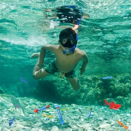 TOPWAYS Diving Toy Pool Toy, Diving Torpedo for Swimming, Underwater Pool Training, Swimming Pool Summer Pool Swimming Toy (Torpedoes 4)