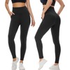 FULLSOFT Buttery Soft Black Leggings with Pockets for Women -