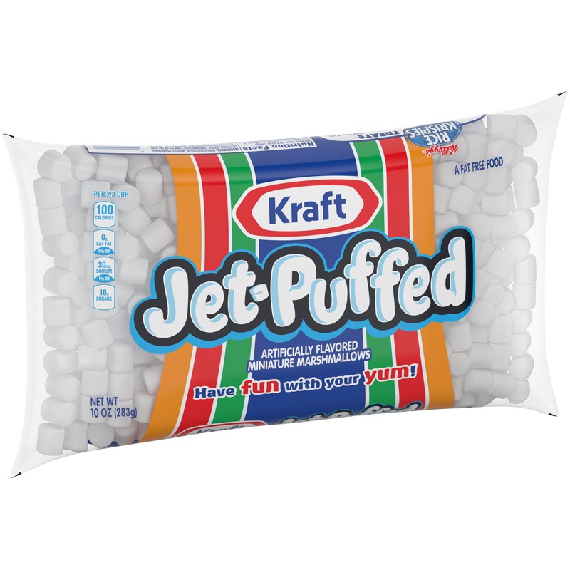 Jet-Puffed Mini Marshmallows (10 oz Bags, Pack of 24)