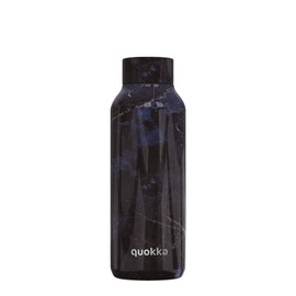 Quokka Solid Black Marble Thermal Flask Made of Stainless Steel 510 ml