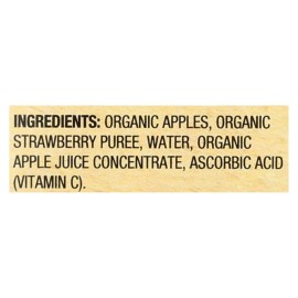 UD_Santa Cruz Organic Apple Sauce-Strawberry-Case of 6-3.2 Oz.
