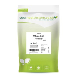 yourhealthstore Premium Non GMO Gluten Free Pure Whole Egg Powder 300g, Perfect for Scrambled Eggs, No Additives, Not Irradiated, Vegetarian