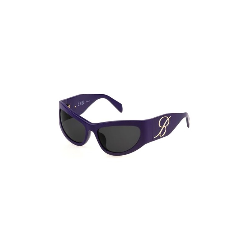 Blumarine Unisex Sunglasses, 09x6 Viola Pieno