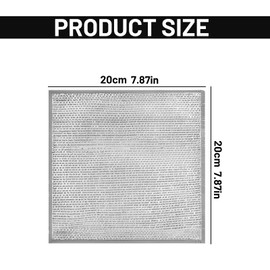 6-Pack Double Layer Wire Dishwashing Cloths | Non Scratch Wire Dish Cloth, Durable & Multi-Purpose Stainless Steel Cleaning Cloths， Kitchen Cleaning Rags for Kitchen, Sink, Stove Top,Dish (20x20CM)