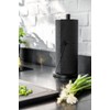 WENKO Clayton Kitchen Roll Holder, Black Outdoor Kitchen Roll Holder