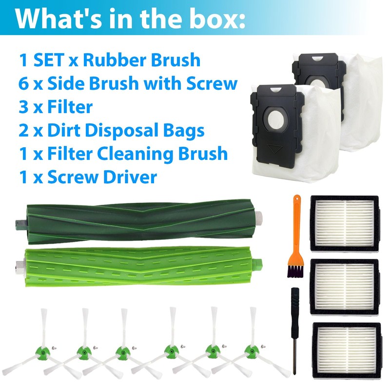 Replacement Parts Compatible With iRobot Roomba i e Series i1/i1+