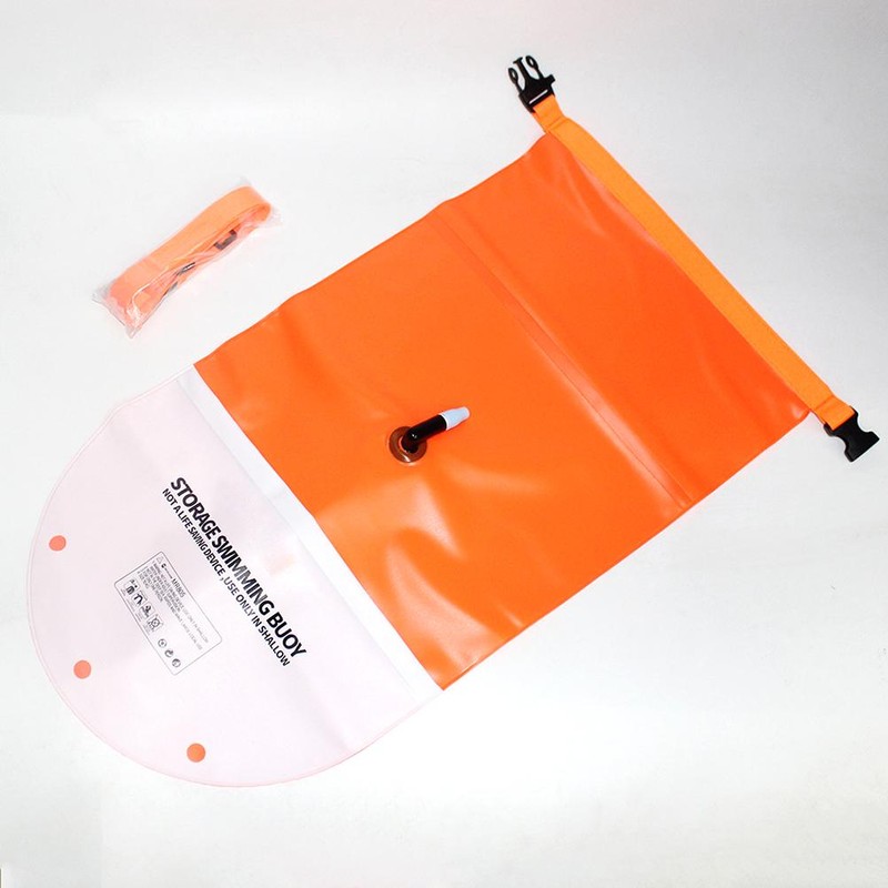 20L Swim Buoy Tow Float Waterproof Bag Storage Bag Inflatable
