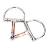 Snaffle Bit,Stainless Steel Bit Snaffle Horse Tool All Purpose Ring