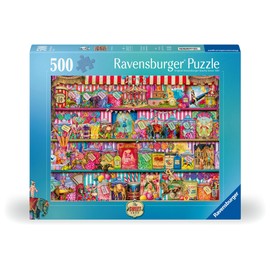 Ravensburger The Sweet Shop 500 Piece Jigsaw Puzzle for Adults and Kids Age 10 Years Up