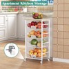 CHLORYARD Fruit Vegetable Basket for Kitchen Pantry Storage Organizer, 5-Tier