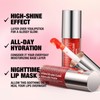 Jolilab Lip Oil, Hydrating Lip Glow Oil Plumping Glass Finish