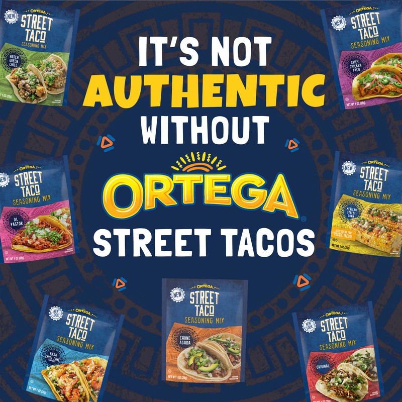 Ortega Street Taco Seasoning Mix, Carne Asada, 1 Ounce (Pack
