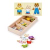 Melissa & Doug Wooden Bear Family Dress-Up Puzzle, 45 Pieces