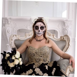 Mikinona 3Pcs Hollow Lace Cat Ear Hair Bands for Women Cute Cat Ears Headbands Hair Decoration for Cosplay and Costumes Hair Ornaments