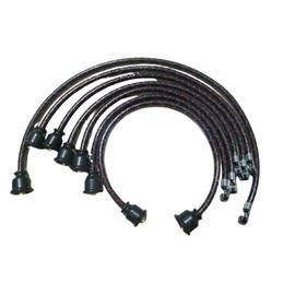 Core Coil 7mm Cloth Covered Spark Plug Wire Set Vintage Wires Inline 6 RD