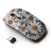 KawaiiMouse [ Optical 2.4G Wireless Mouse ] Daisies Flowers Sun