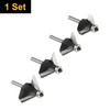 sourcing map 4pcs 45 Degree Chamfer Router Bit Set 1/4